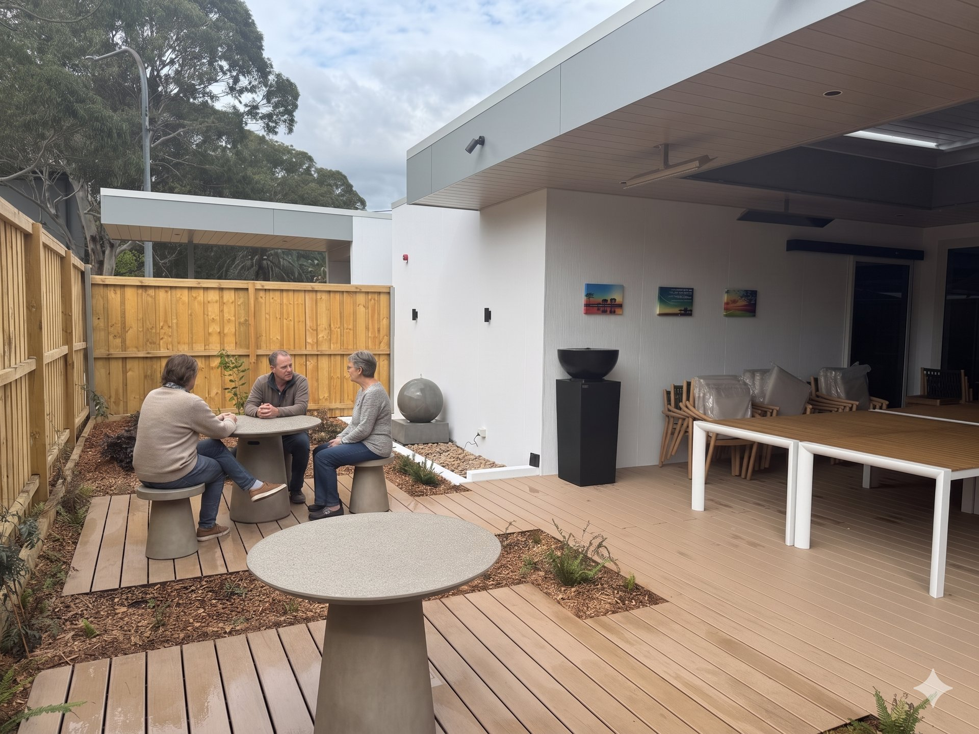 Oakdene House centre exterior side view