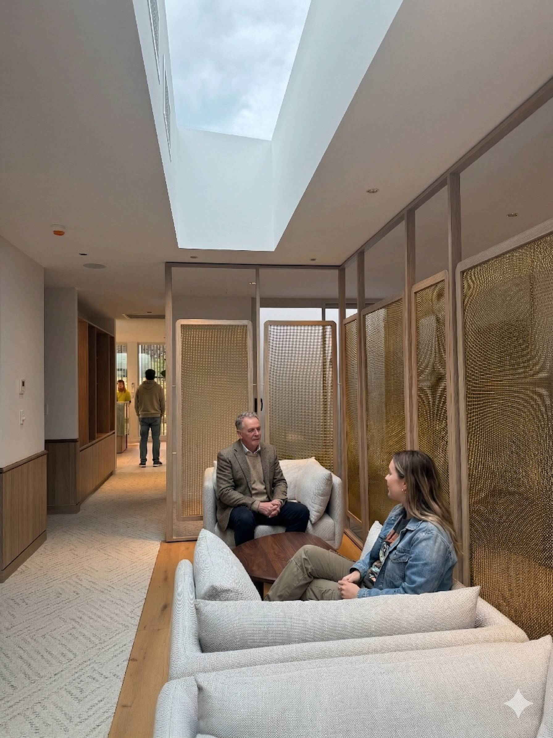 Interior support space at Oakdene House