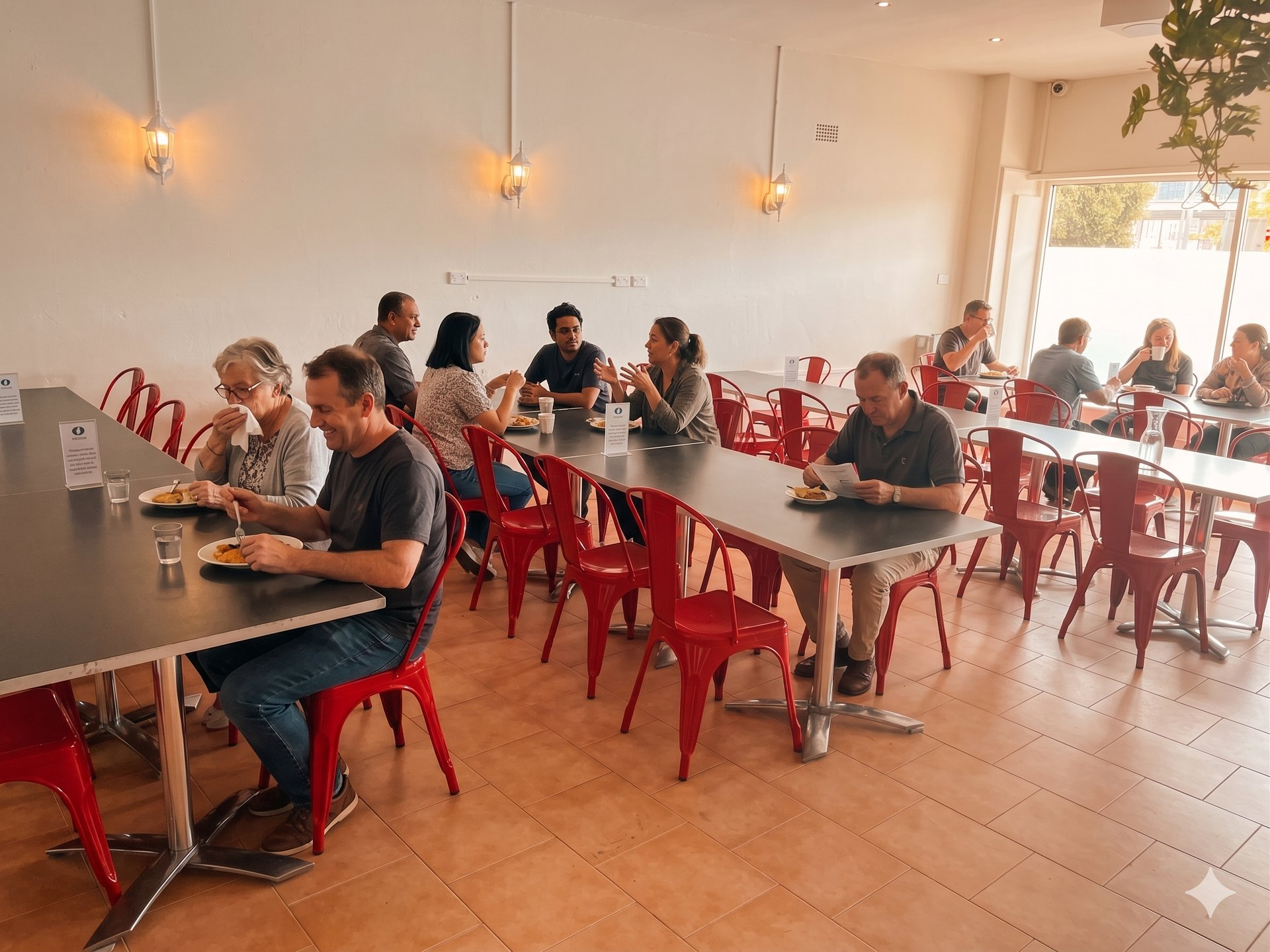 Inside the Oakdene Kitchen dining room